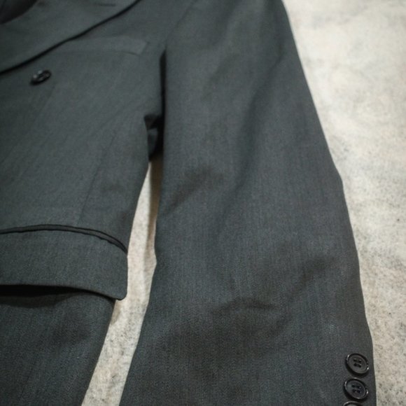 Jones New York Triple-Breasted Dark Gray Blazer - Picture 5 of 8